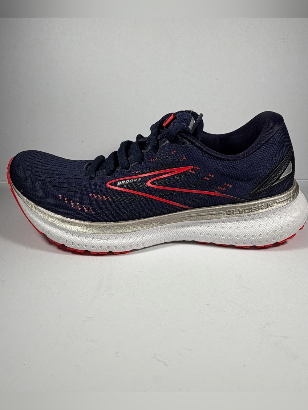 Brooks Glycerin 19 Women's Running Shoes-Size 6.5 B-Navy & Pink -Neutral Cushion - Picture 11 of 15